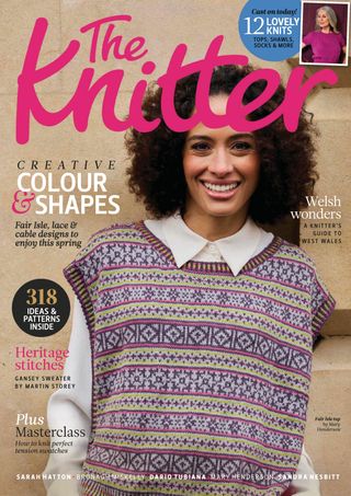 The Knitter  Cover - Issue 215 Edition