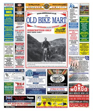 Old Bike Mart - May 2025 Old Bike Mart Cover - May 2025 Edition