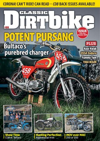 Get digital access to Classic Dirt Bike Summer 2020 issue