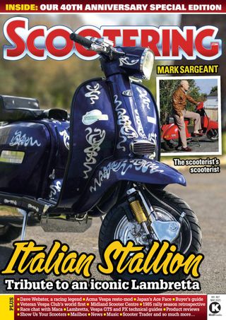 Scootering Magazine Cover - May 2025 Edition