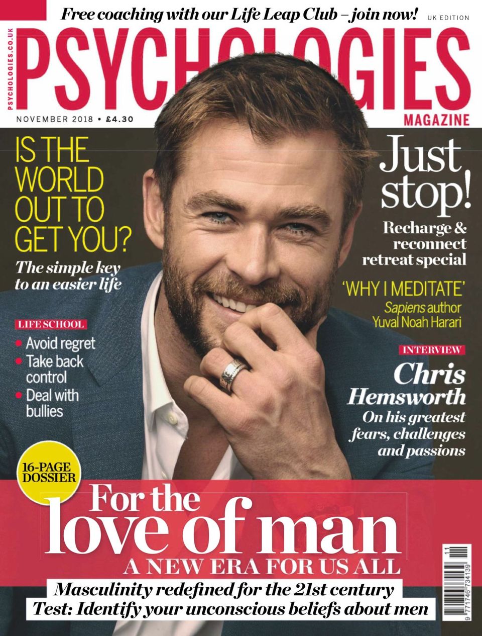 Psychologies-November 2018 Magazine - Get your Digital Subscription