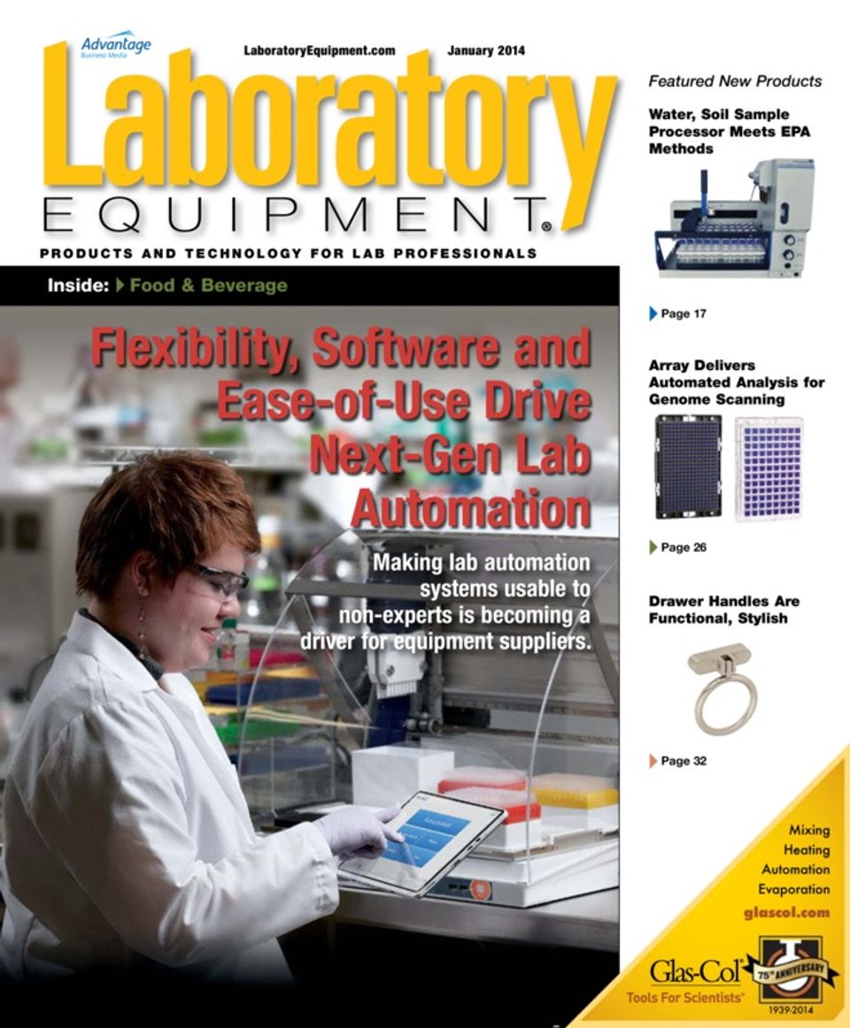 Laboratory EquipmentJanuary 2014 Magazine Get your Digital Subscription
