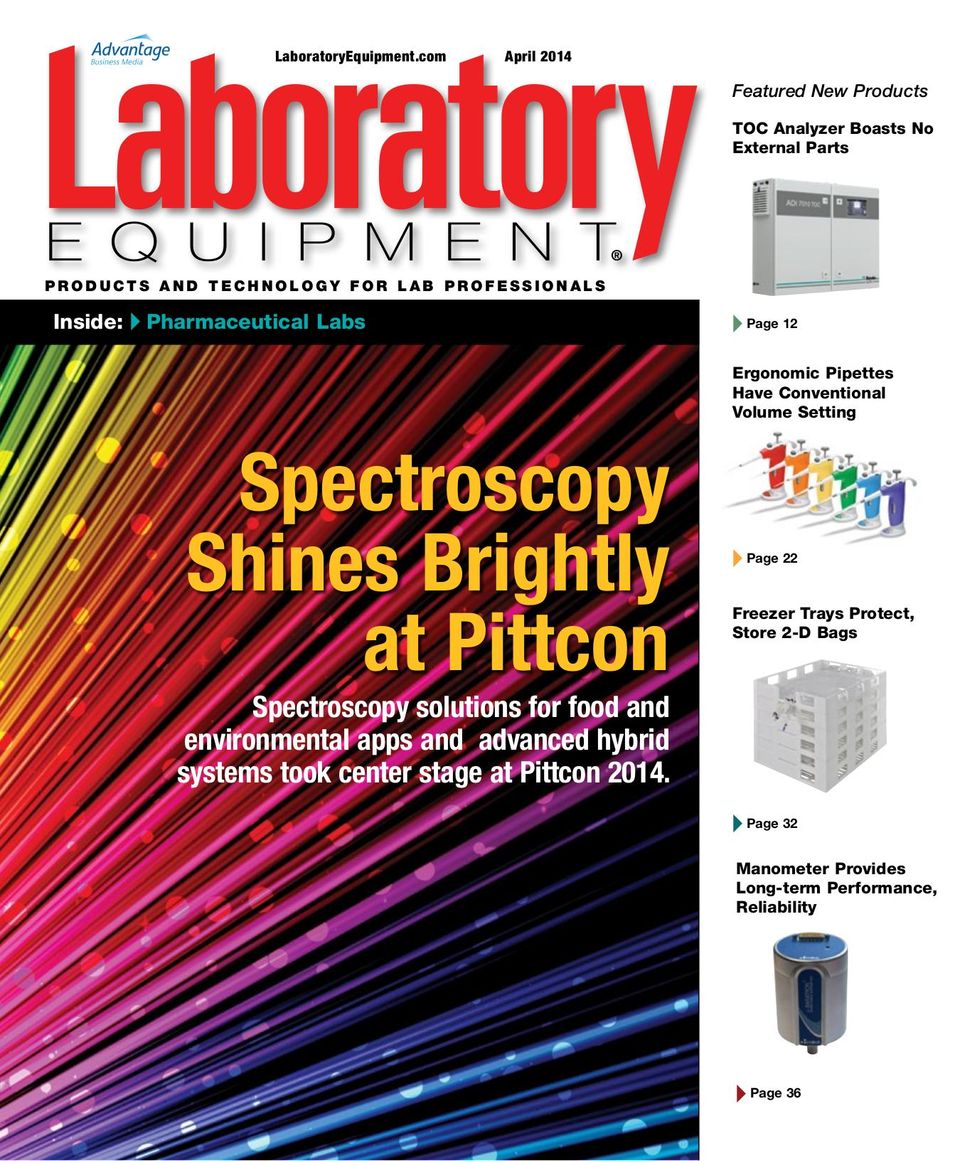 Laboratory EquipmentApril 2014 Magazine Get your Digital Subscription