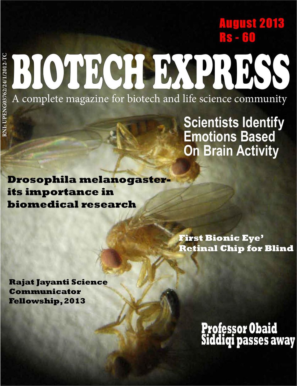 Get digital access to Biotech Express - August 2013 issue | Magzter.com