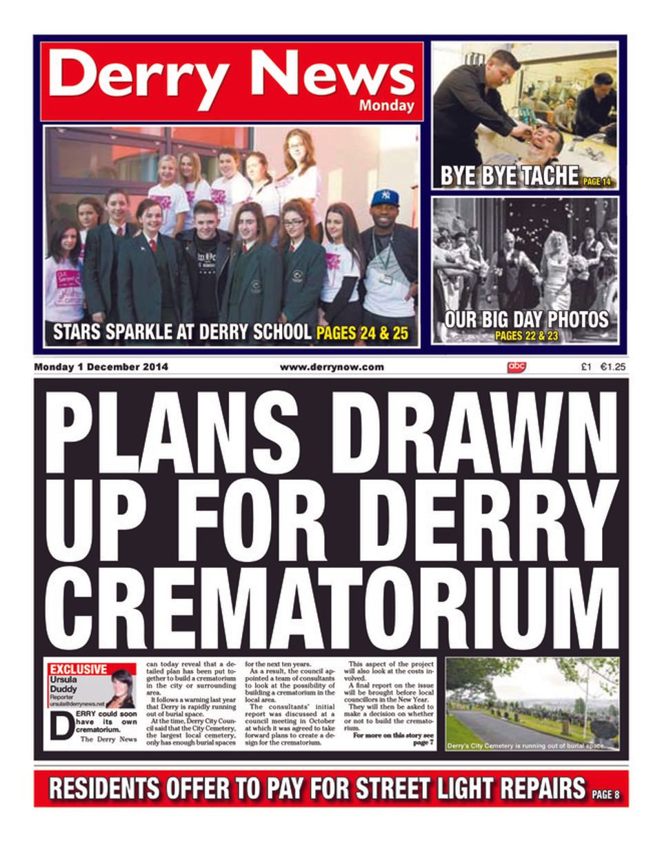 Derry News01 December 2014 Magazine Get your Digital Subscription