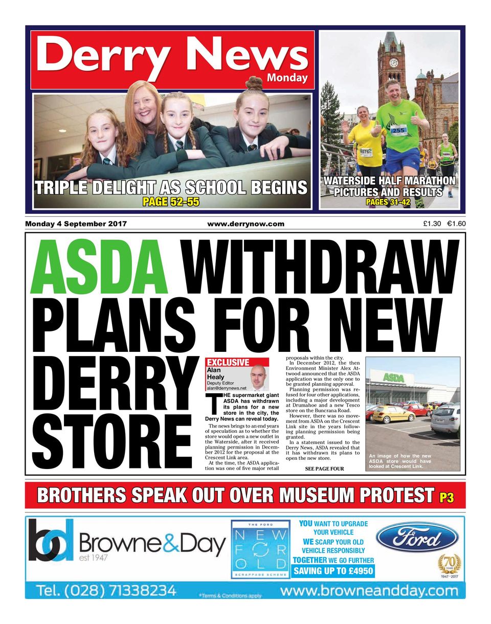 Derry News4 September 2017 Magazine Get your Digital Subscription