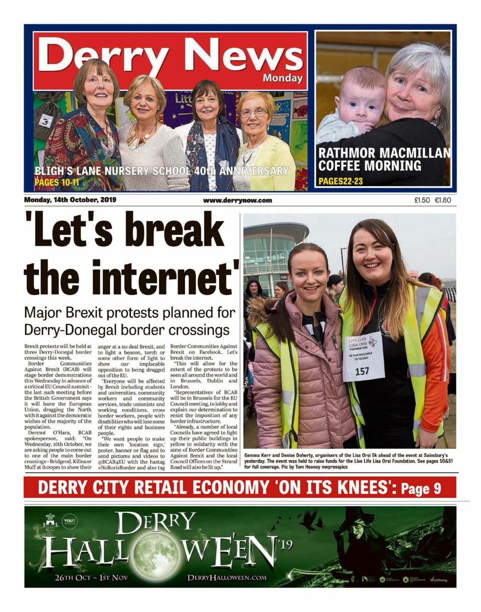 Derry NewsOctober 14, 2019 Magazine Get your Digital Subscription