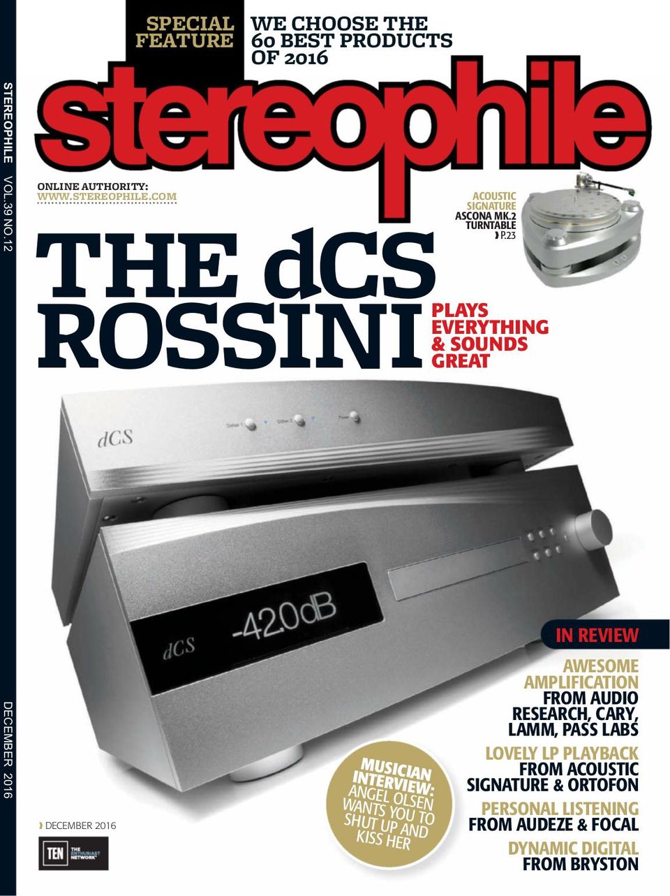 StereophileDecember 2016 Magazine Get your Digital Subscription