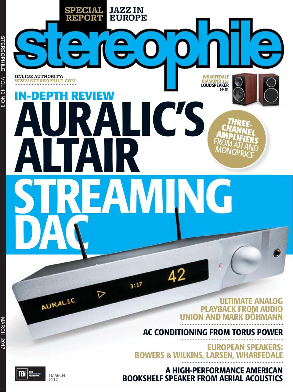 StereophileMarch 2017 Magazine Get your Digital Subscription
