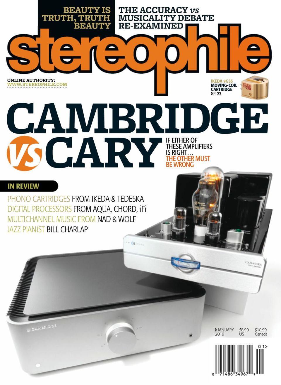 StereophileJanuary 2019 Magazine Get your Digital Subscription