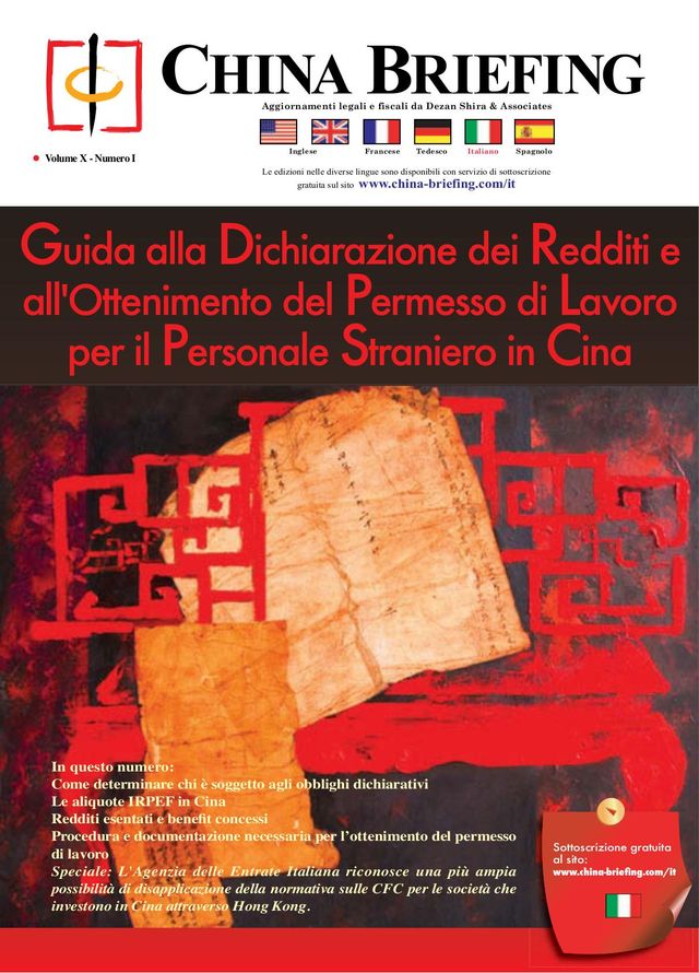 China Briefing - Italian