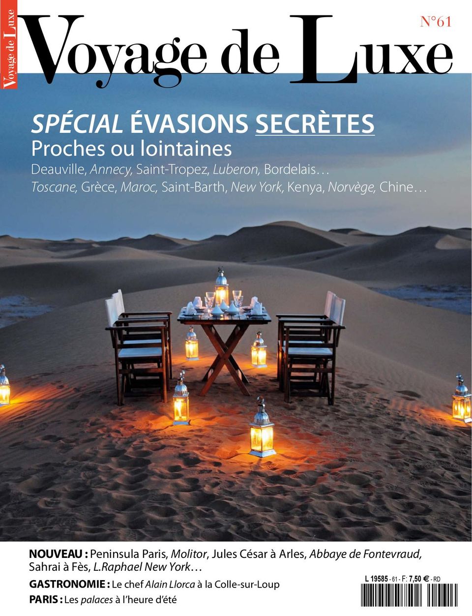 VOYAGE DE LUXEIssue 61 Magazine Get your Digital Subscription