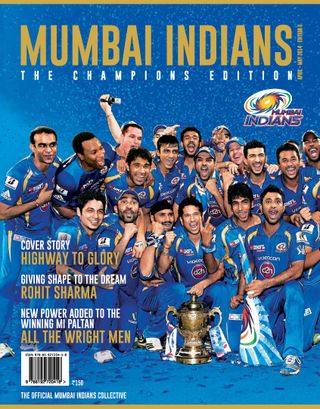 Mumbai Indians Magazine - IPL 2014 Mumbai Indians Magazine Cover - IPL 2014 Edition