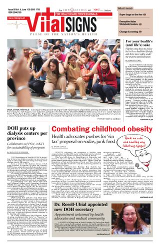 Vital Signs - June 2016 Vital Signs Cover - June 2016 Edition