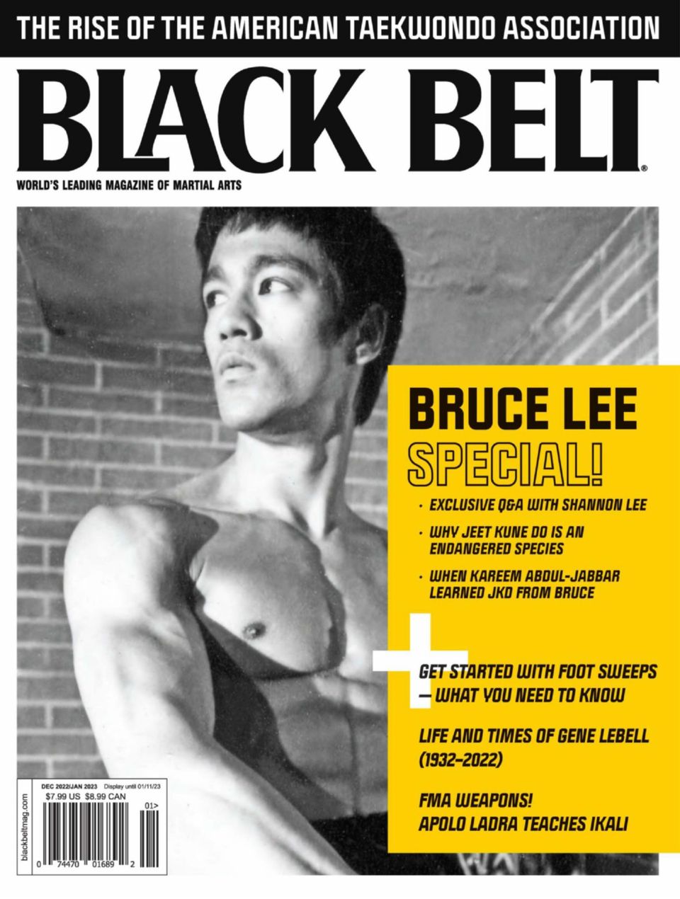 Black BeltDecember/January 2023 Magazine Get your Digital Subscription