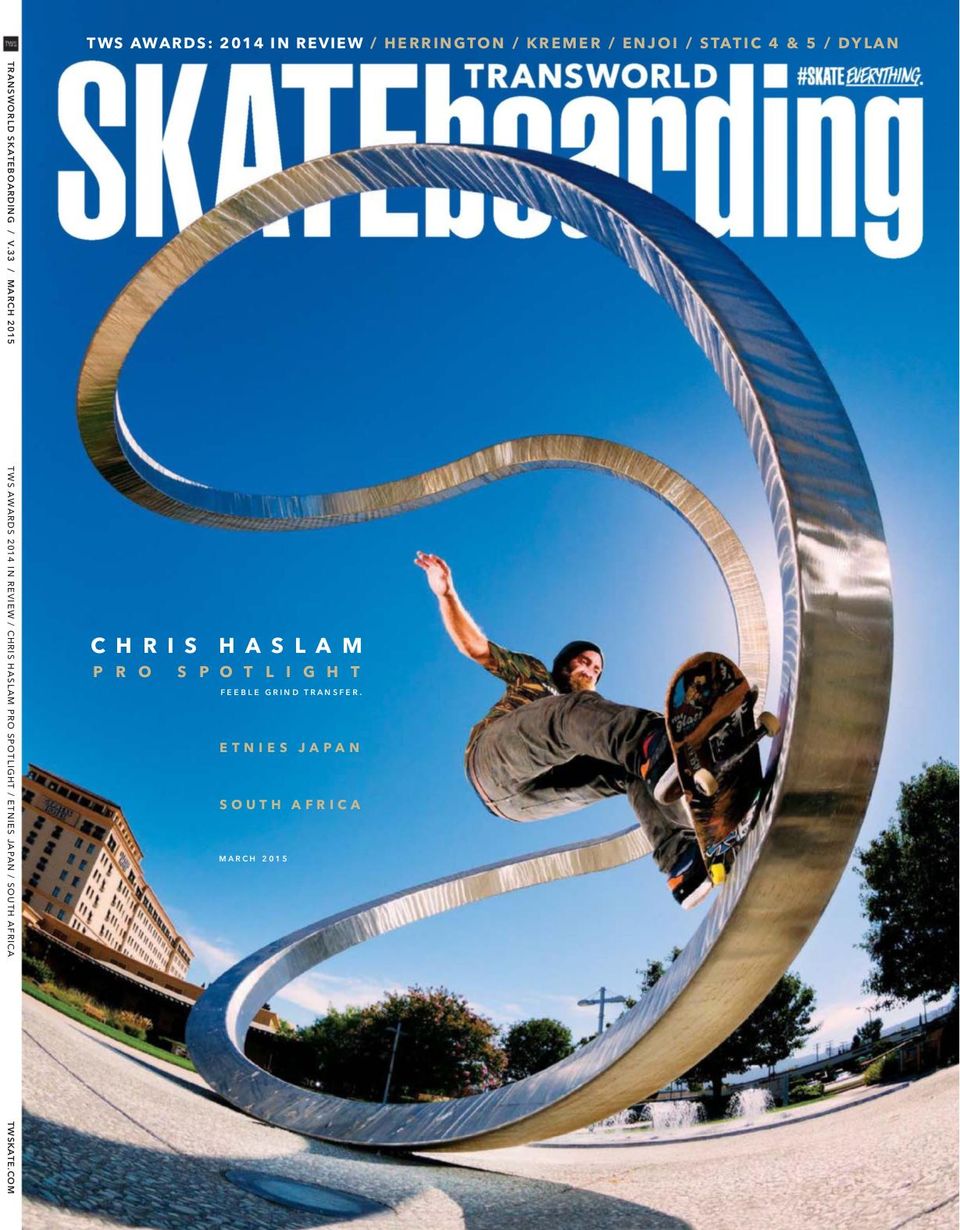TransWorld SkateboardingMarch 2015 Magazine Get your Digital