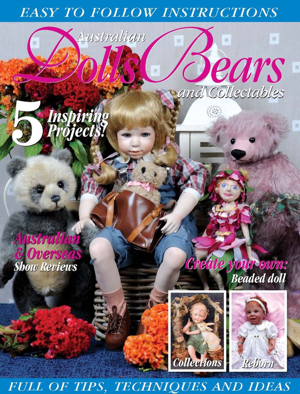 Australian Dolls Bears and CollectablesVol 21 No 4 Magazine