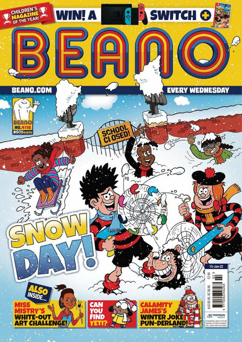 The Beano-January 15, 2022 Magazine - Get your Digital Subscription