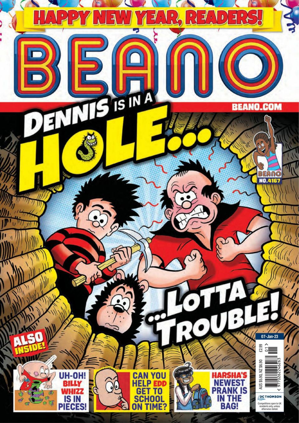 Get your digital copy of The Beano-January 07, 2023 issue