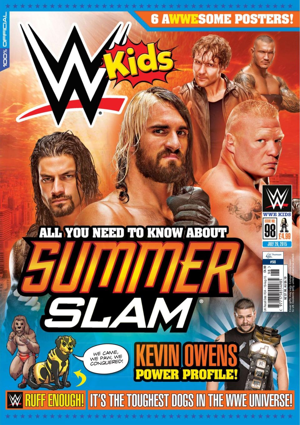 Get your digital copy of WWE Kids-Issue 98 issue