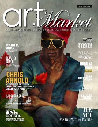 Art Market Magazine Cover - April 2025 Issue #103 Edition