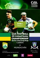 Kerry v Monaghan - GAA Football All-Ireland Senior Championship Quarter-Final Group Stage Group 1 Phase 2