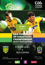 Roscommon v Donegal - GAA Football All-Ireland Senior Championship Quarter-Final Group Stage Group 2 Phase 2