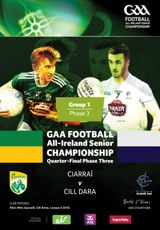 Kerry v Kildare - GAA Football All-Ireland Senior Championship Quarter-Final Group Stage Group 1 Phase 3