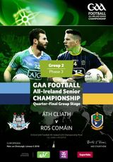 GAA Football All-Ireland Senior Championship  Quarter-Final Group Stage  Group 2 Phase 3 Dublin v Roscommon