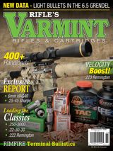 Varmint Rifles & Cartridges 2015