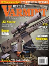 Varmint Rifles & Cartridges  2017