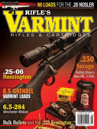 Rifle Magazine Cover - Varmint Rifles & Cartridges Spring 2025 Edition