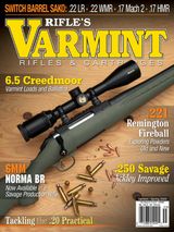 Varmint Rifles & Cartridges Spring 2020