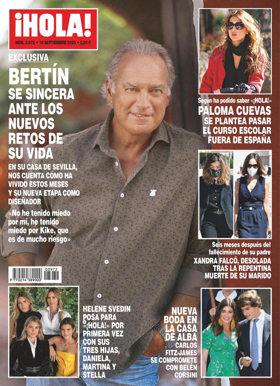 ¡HOLA!Septiembre 16, 2020 Magazine Get your Digital Subscription