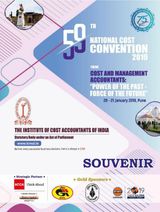 Souvenir of 59th National Cost Convention 2019, Pune