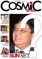 COSMIC TIMES  Cover - September 30 2014 Edition