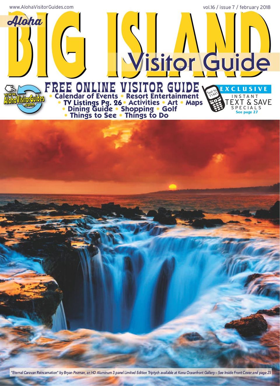 Aloha - Big Island Visitor Guide-February 2018 Magazine