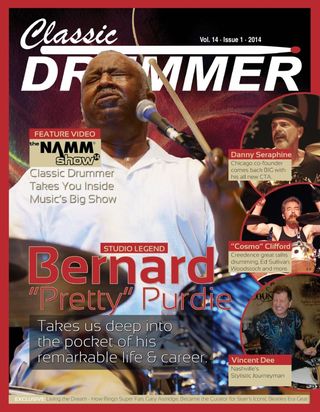 Classic Drummer - Vol. 14 Issue 1 2014 Classic Drummer Cover - Vol. 14 Issue 1 2014 Edition