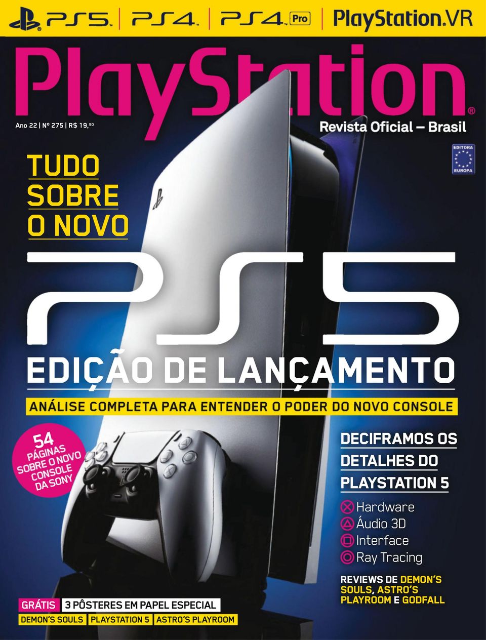 Editora Europa - Playstation Revista Oficial - Brasil - Edição 297