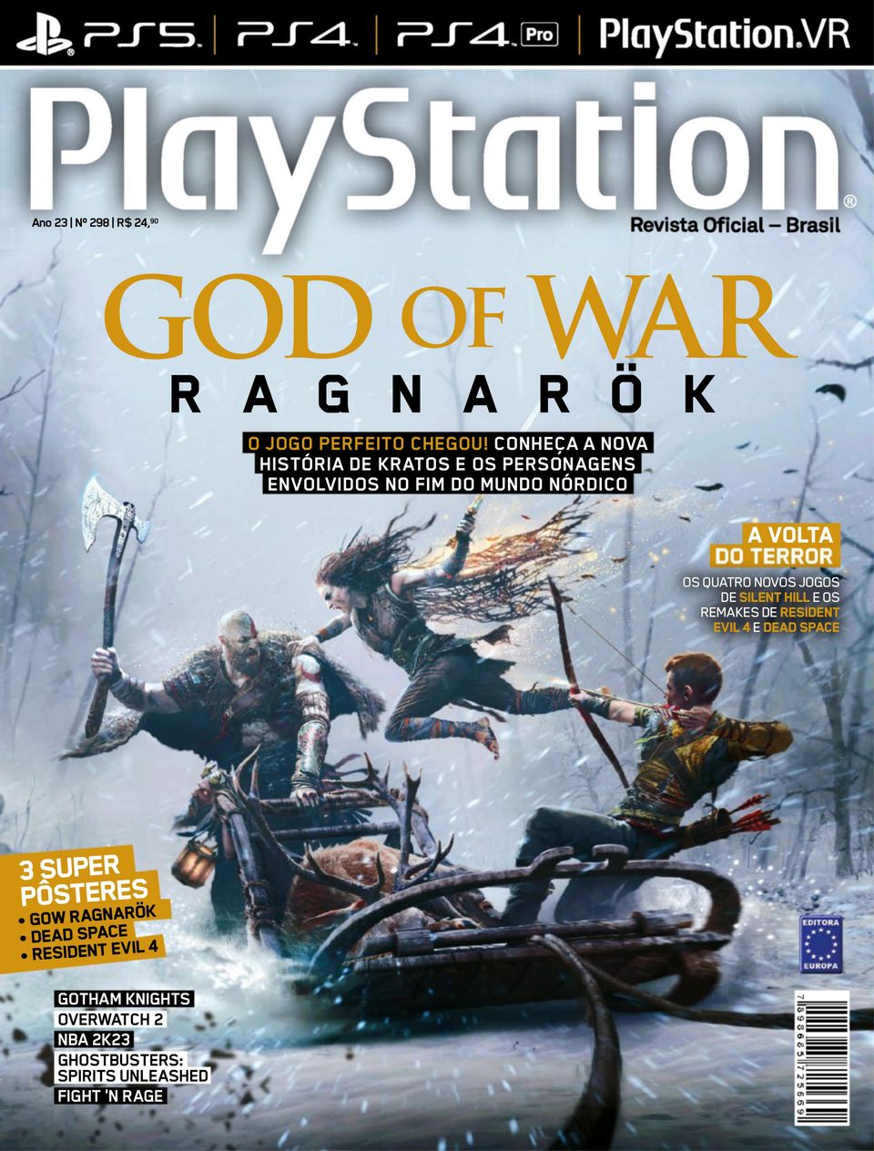 Editora Europa - Kit PLAY Games - God Of War Ragnarok