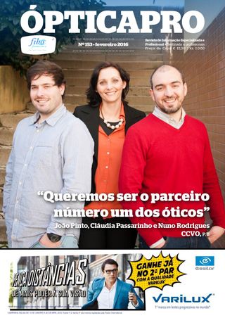 ÓpticaPro - 168 - Maio 2017 ÓpticaPro Cover - 168 - Maio 2017 Edition