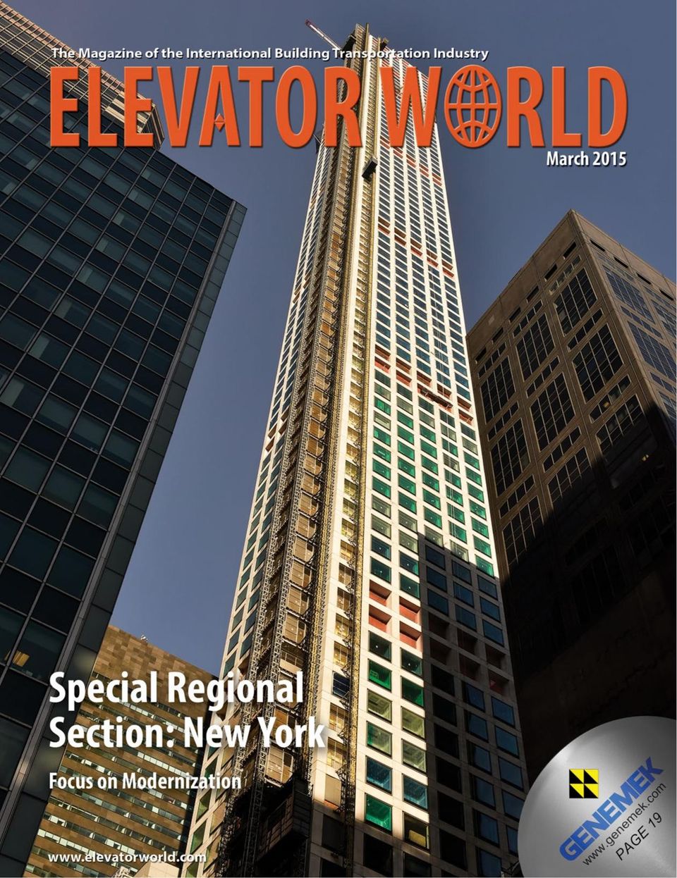 Elevator WorldMarch 2015 Magazine Get your Digital Subscription