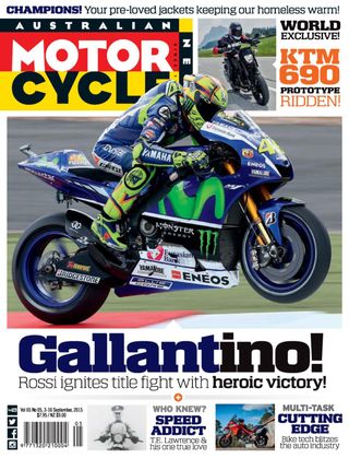 Australian Motorcycle News - 2015 Issue 18 Australian Motorcycle News Cover - 2015 Issue 18 Edition