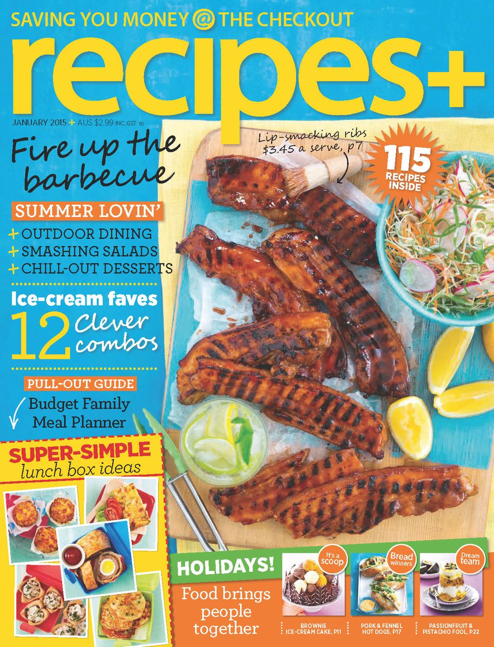 recipes+ MagazineJanuary 2015 Magazine Get your Digital Subscription