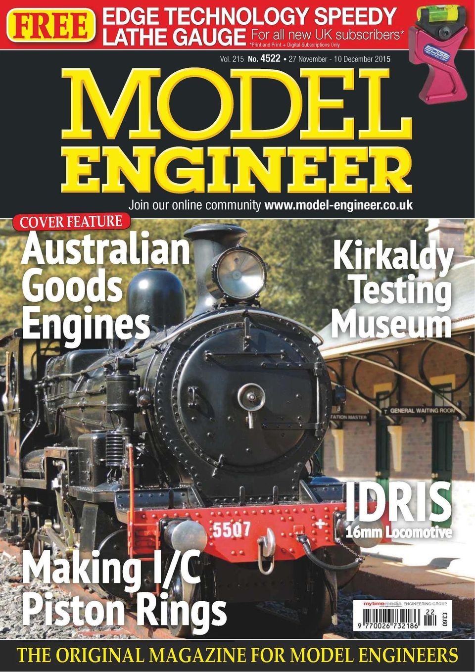 Model Engineer-4522 Magazine - Get your Digital Subscription