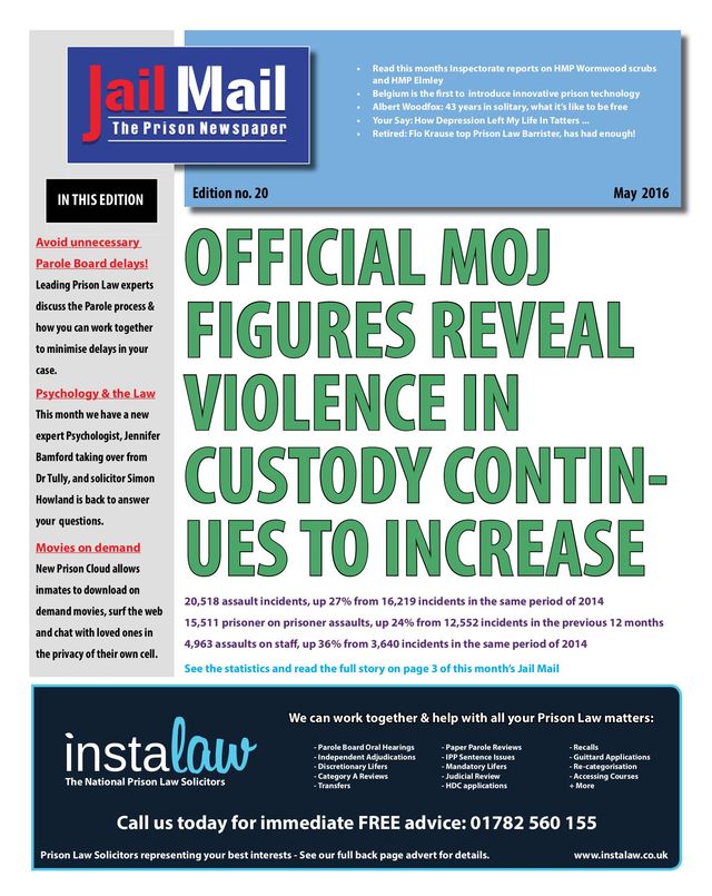 Jail Mail UK –  Prison Newspaper