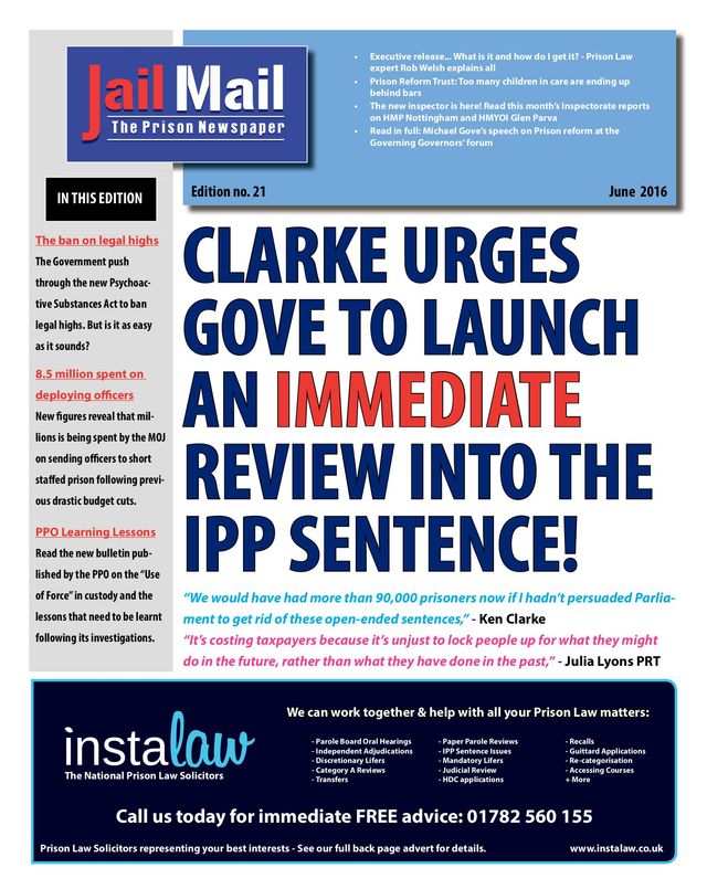 Jail Mail UK –  Prison Newspaper