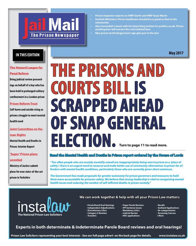 Jail Mail UK –  Prison Newspaper