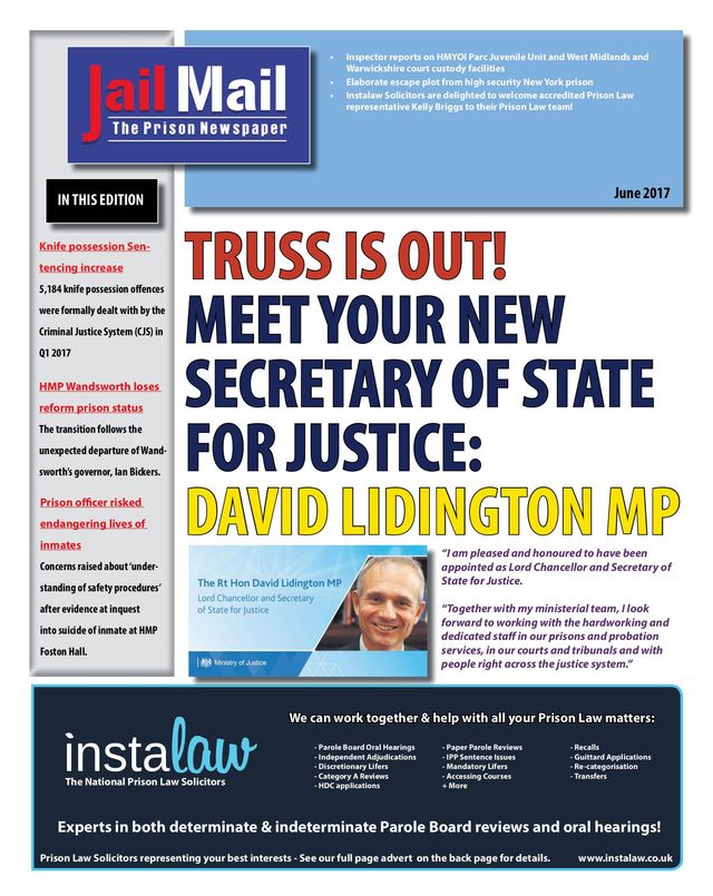 Jail Mail UK –  Prison Newspaper