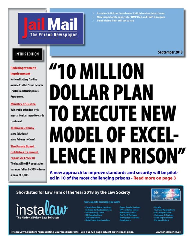 Jail Mail UK –  Prison Newspaper